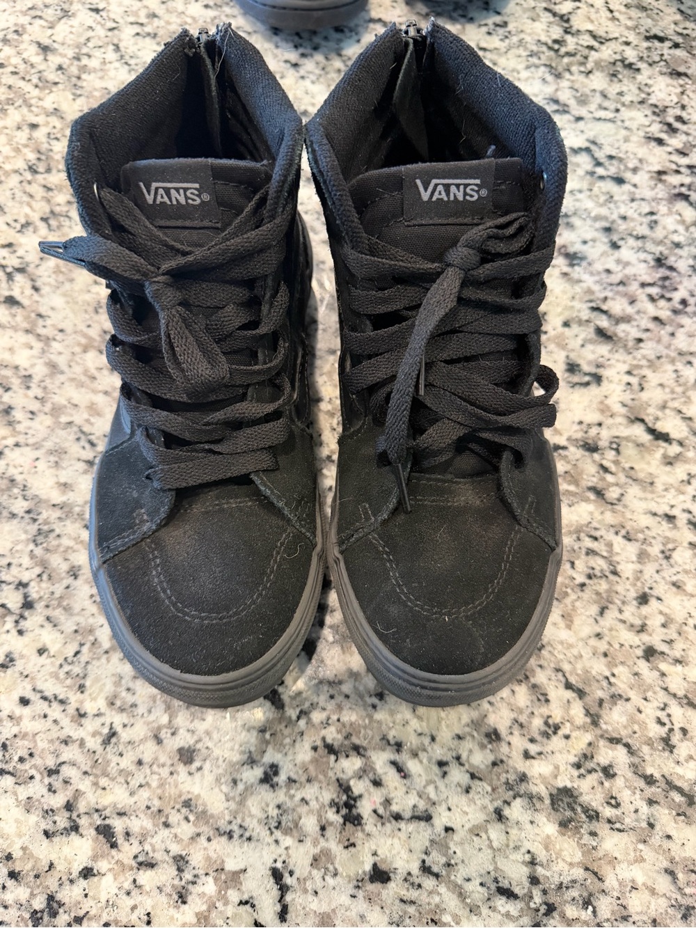 Vans Kids Black High-Top Sneakers